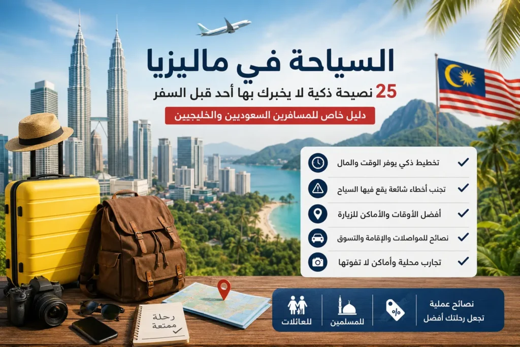نصائح السياحة في ماليزيا
